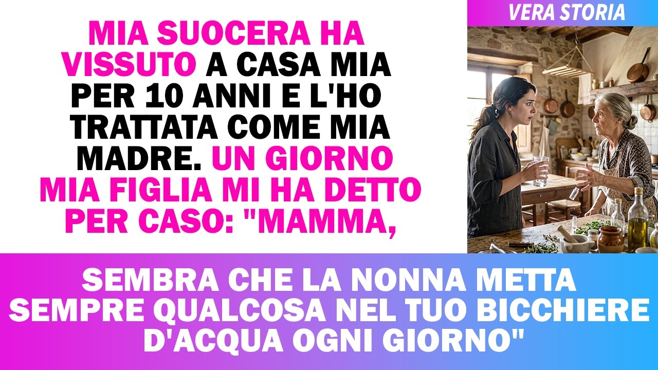 Era un pomeriggio di pioggia a Roma, stavo piegando il bucato, quando mia figlia di otto anni mi si è avvicinata all'orecchio e ha sussurrato: "Mamma, ma la nonna cosa mette sempre nel tuo...
