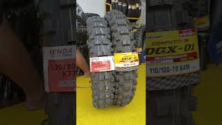 Perbandingan Kenda ENDURO dan Dunlop DGX 01 ban trail trabas ukuran 130/80-18 dengan 110/100-18