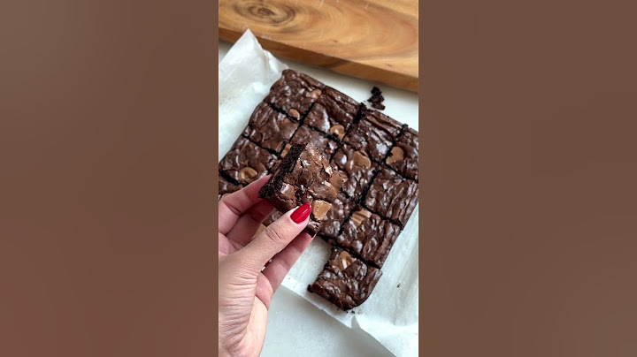 The Perfect Fudgy Brownies