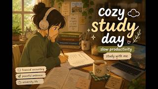 cozy study day 🧸 finding peace in slow productivity screenshot 2