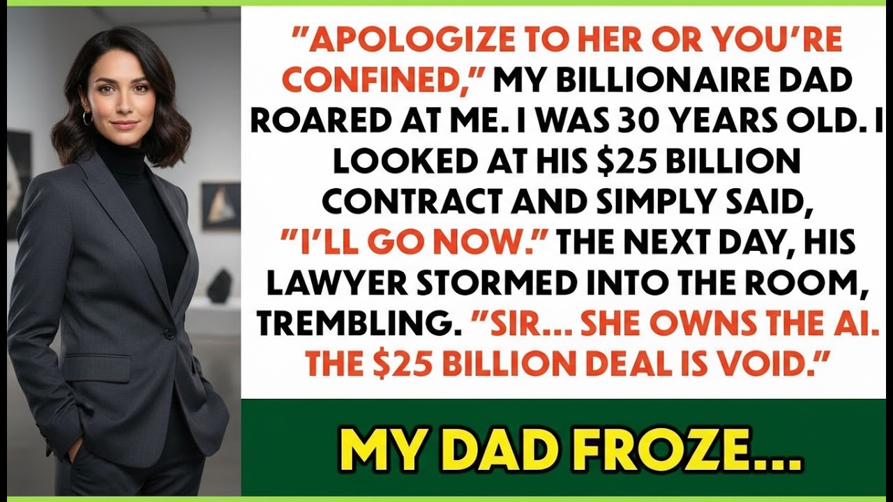 My Billionaire Dad Grounded Me At 30 For $25 Billion I Used My Secret Ai To Bankrupt His Empire..