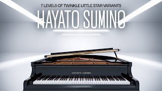 7 Levels of Twinkle Twinkle Little Star Variants. - Hayato Sumino (Synthesia)   MIDI FILE