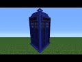 Minecraft Tutorial: How To Make The Tardis (Exterior) Minecraft Tutorial: How To Make The Tardis (Exterior)