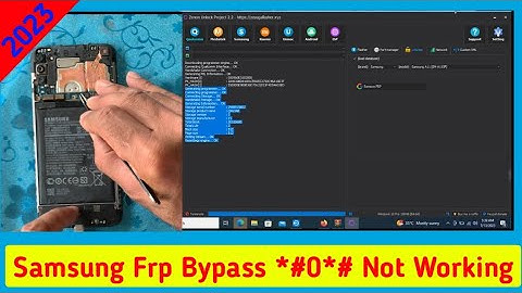 One Click : Samsung Frp Bypass 9008 Port (EDL Mode) *#0*# Not Working Package Disabler | 2023 Model