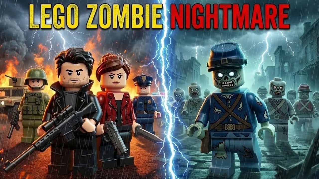 Zombie Rising: Graveyard Storm | LEGO Zombie Animation | Full Episode 13