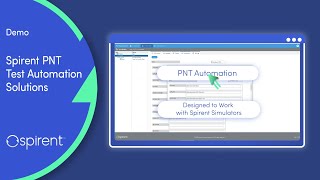 Celebrity Demo - PNT Automation Test Solutions with Spirent Profile