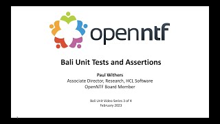 Bali Unit Tests and Assertions (Bali Unit video series 3 of 4) screenshot 1