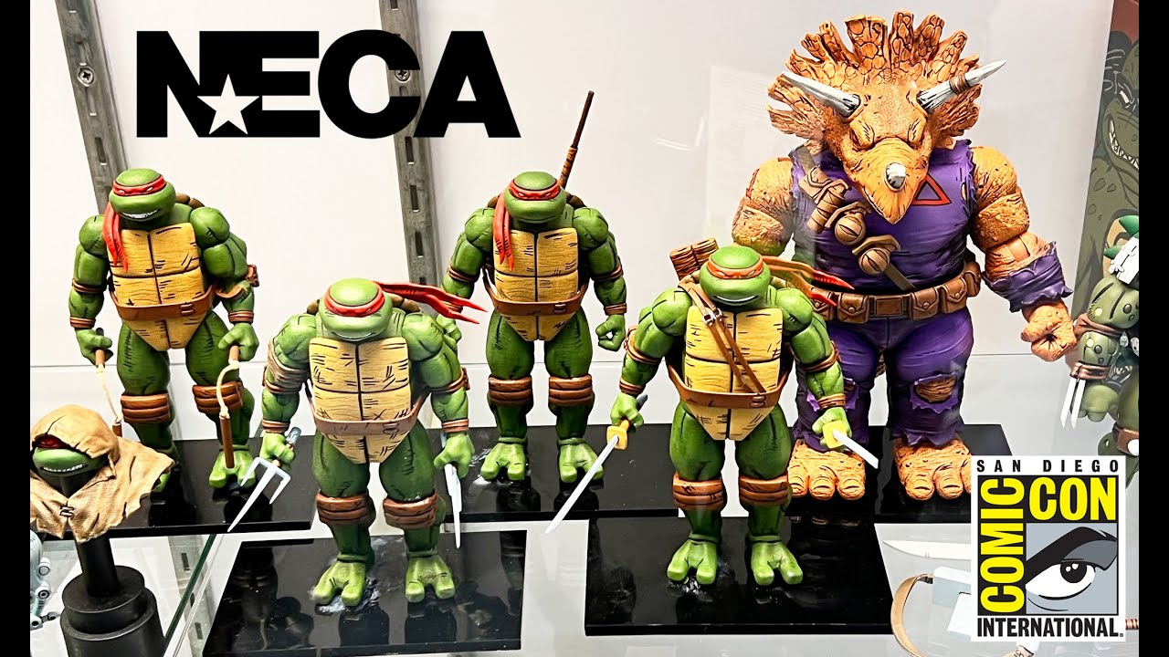 The craziest reveals?! - SDCC 2022 NECA Toys Booth TMNT, Universal Monsters, and MORE