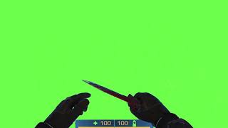 Футаж ножа М9 на зеленом фоне стандофф 2