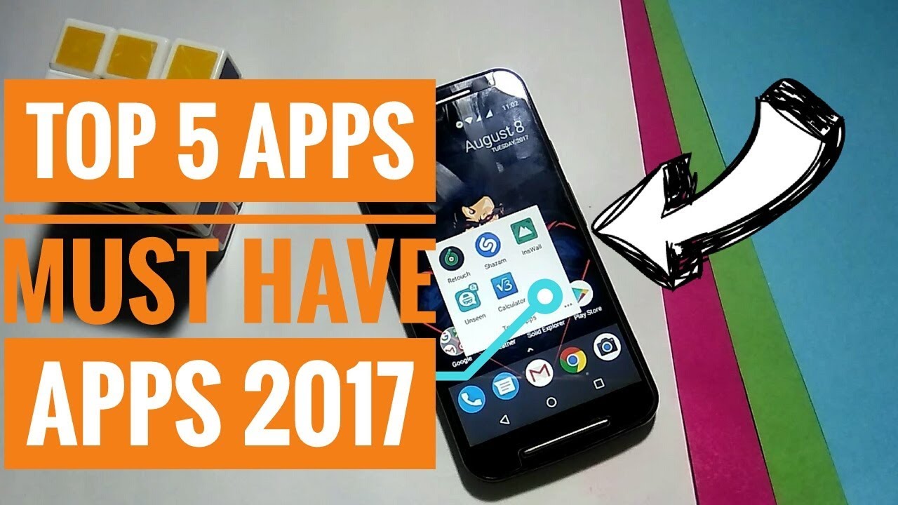 Top 5 Best Android Apps 2017 🔥 | Must Have Apps 😎 - YouTube