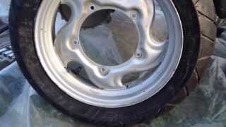 Scooter Rear Tire Replacement: DIY Tubeless Install & Exhaust Removal