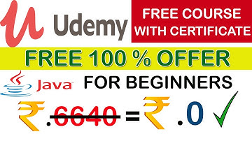 #JavaScript for Beginners | #Udemy 100% free course with Certification | Anyone can Apply
