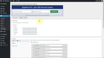 WooCommerce order Export Free Plugin
