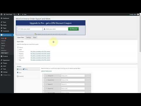 WooCommerce order Export Free Plugin