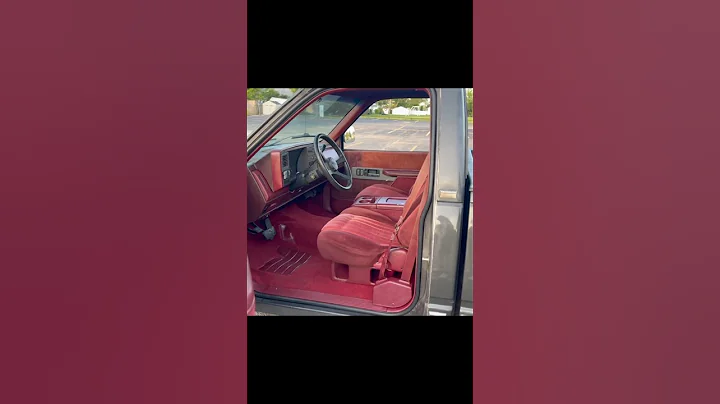 90’s Chevy Silverado OBS interior restoration! #chevy #obschevy #silverado #restoration