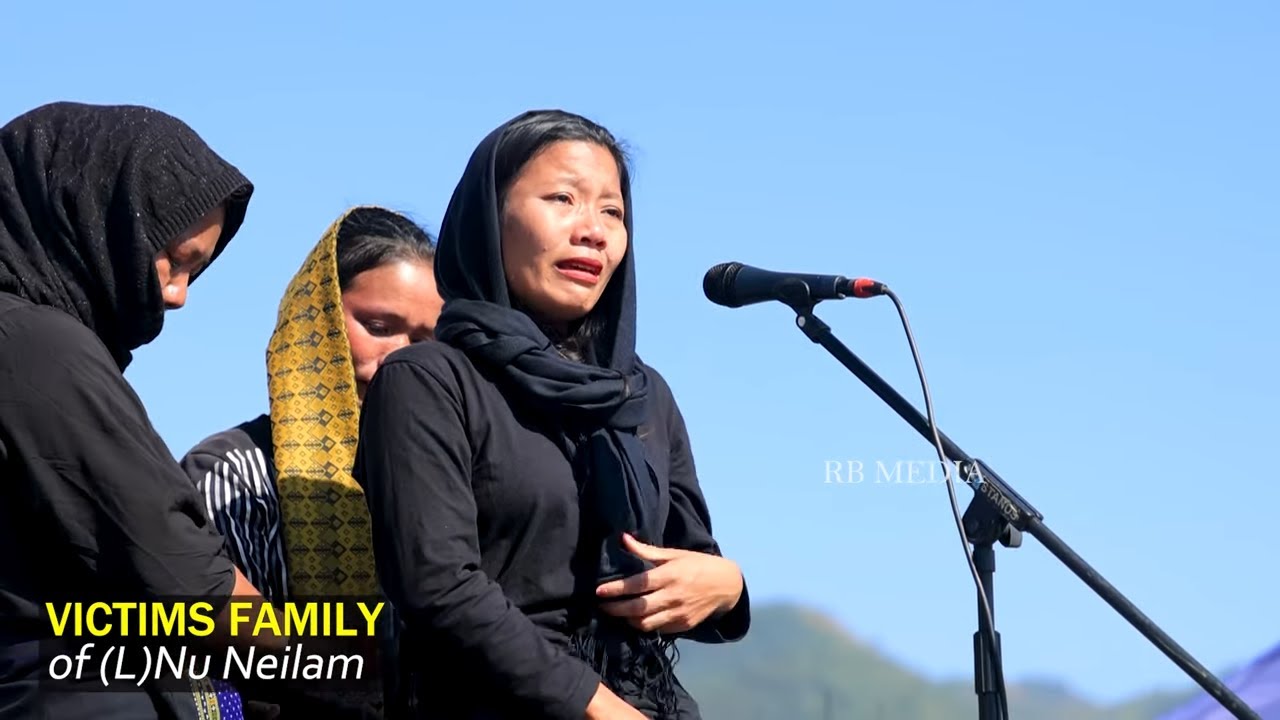 Speech from Victims Family @(L) Nu Neilam & Nu Nengkim's Family || RIP to their departed soul