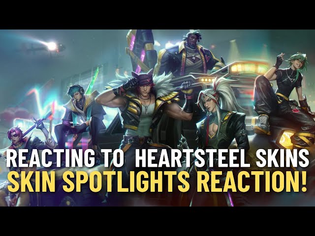 HEARTSTEEL SKINS 💙, LEAGUE OF LEGENDS #HEARTSTEEL #leagueoflegends #