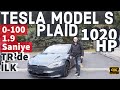 1020 HP Tesla Model S Plaid I 0-100 2 Saniye Altında I TR&#39;de İLK
