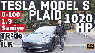 1020 HP Tesla Model S Plaid I 0-100 2 Saniye Altında I TR'de İLK