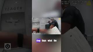 Drunk Passenger Loses It During Arrest 😳