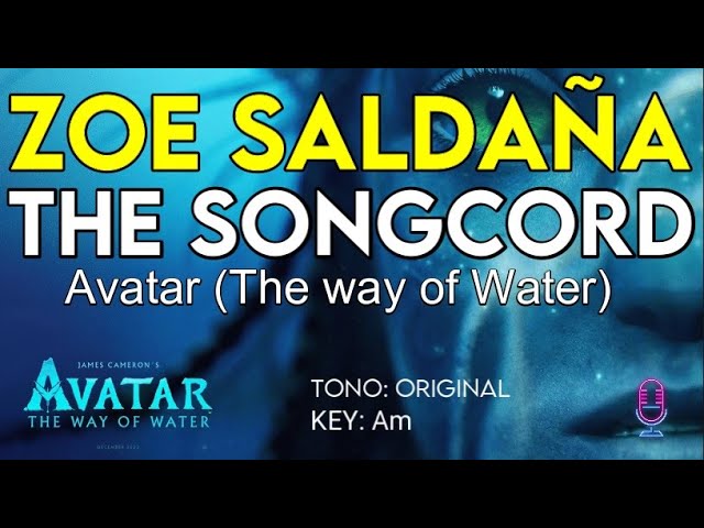 Zoe Saldaña - The Songcord (Avatar The Way of Water) - Karaoke Instrumental class=