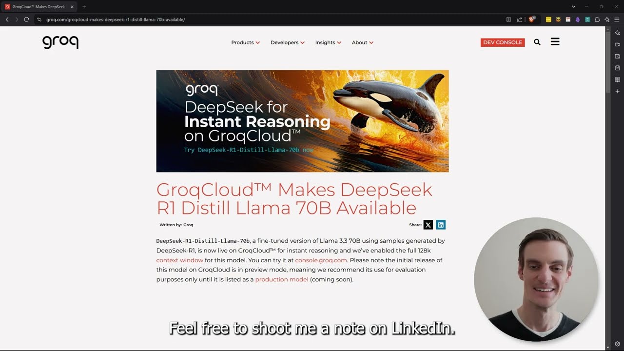 Easiest Way to Use DeepSeek, Privately (Groq+Brave)