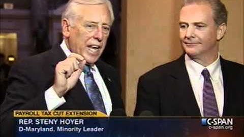 Hoyer Remarks Urging House GOP to Pass Senate Bill to Extend Middle Class Tax Cuts