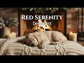 🔴 12 Hours Red Blanket Serenity: Puppy Fireplace Ambience for Instant Calm HD ✨