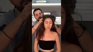 Amazing ASMR Head and Scalp Massage #shorts