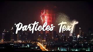 Particles Text Animation - After Effects Tutorial