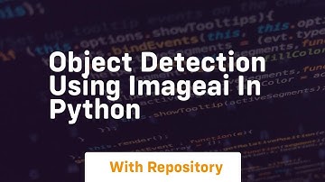 Object detection using imageai in python