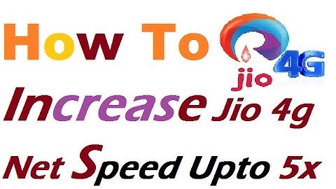 (100% working) How to Increase Jio 4G net speed upto 5× / two ways of increase speed new apn trick