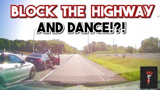 Impeding Traffic To Dance? Road Rage |  Hit and Run | Bad Drivers , Brake check | Other Dashcam 561