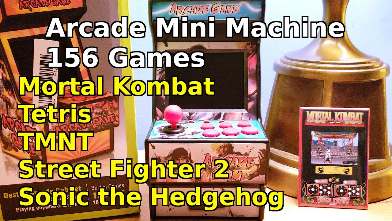 Mini Arcade Game Machine 16 Bit Sega Genesis 156 in 1