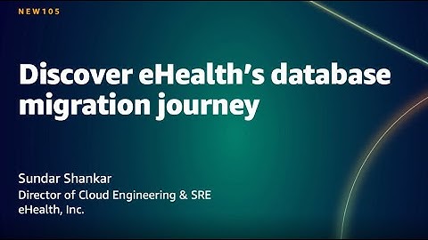 AWS Summit DC 2021: Discover eHealth