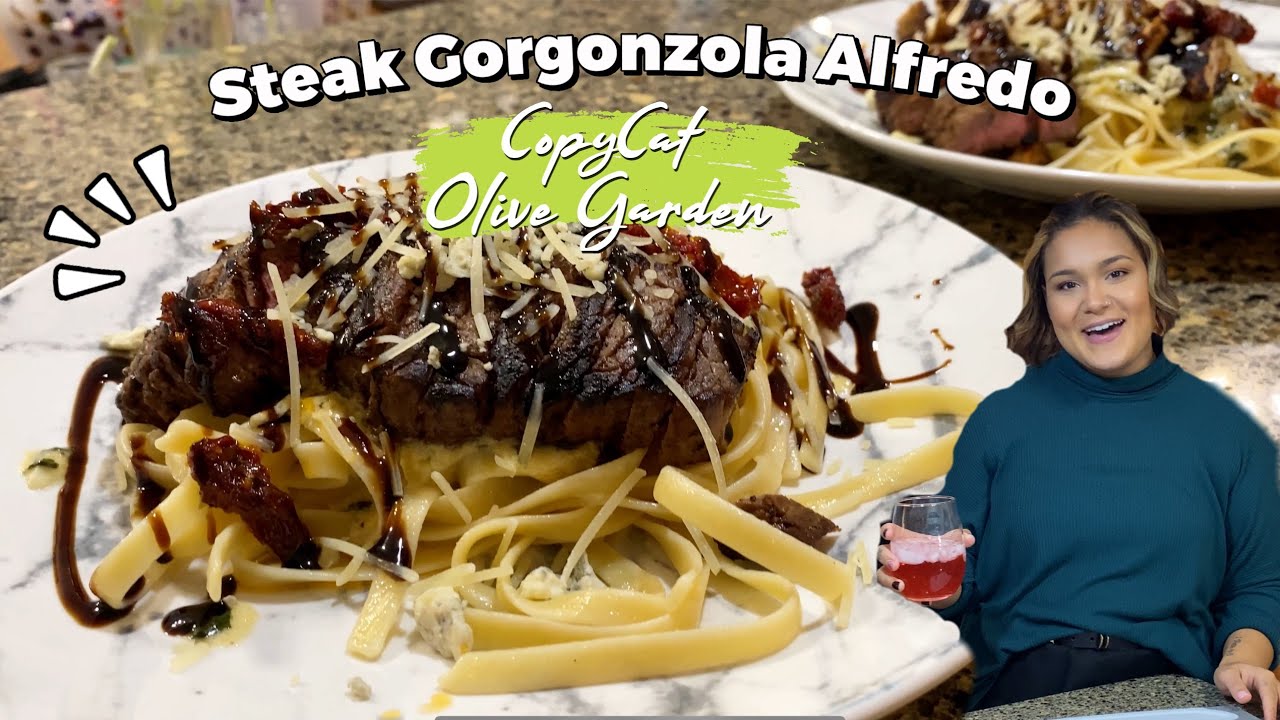 CopyCat Olive Garden Steak Alfredo Recipe Cooking with