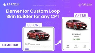 Dynamic Elementor Custom Skin Loop, Archive & Category Page with both Elementor FREE & PRO