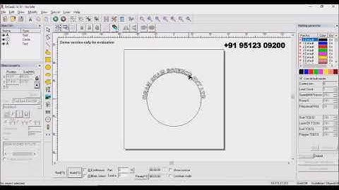 Ezcad Circular Text Laser Marking Feature