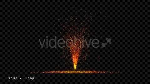 Fire Sparks | Motion Graphics - Envato elements