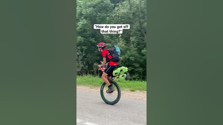 “How do you get off that thing?”