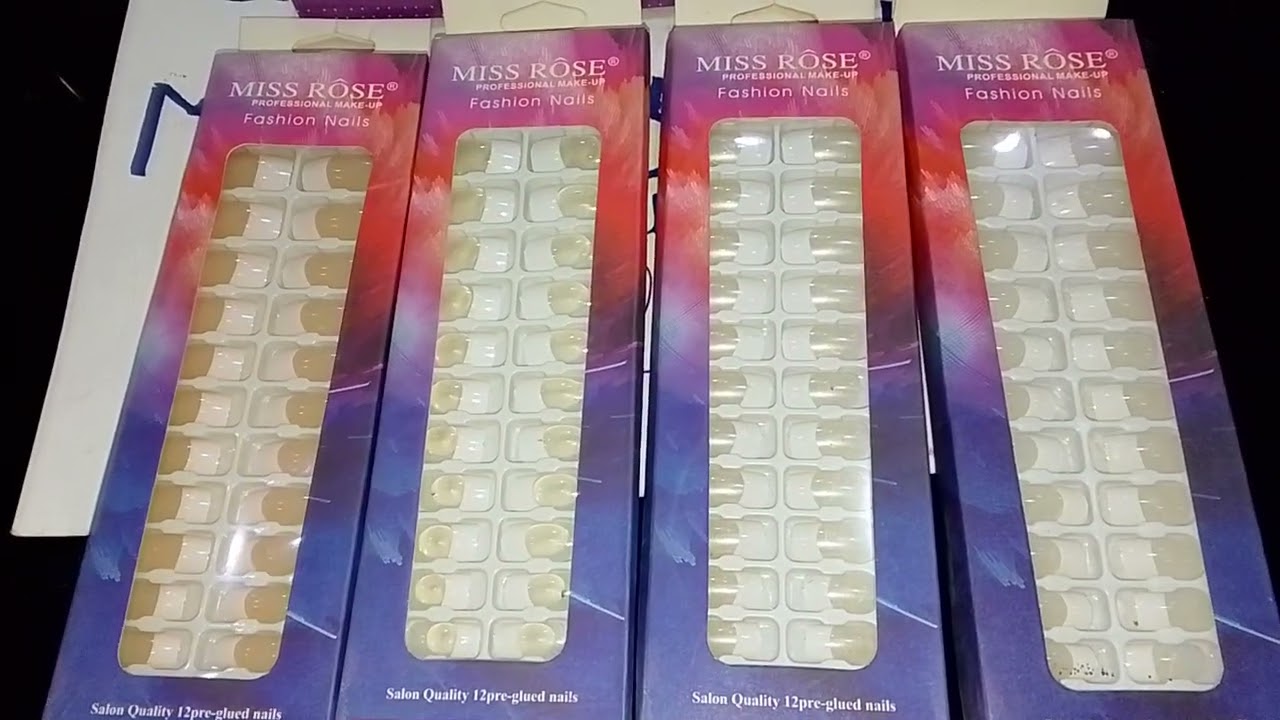 Miss Rose french nails #makeup by anabiya #productsunder1000 #makeuptools #pressonnails 