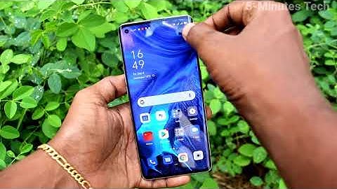 How to remove screen recording white circle touch point in Oppo Reno 4 Pro