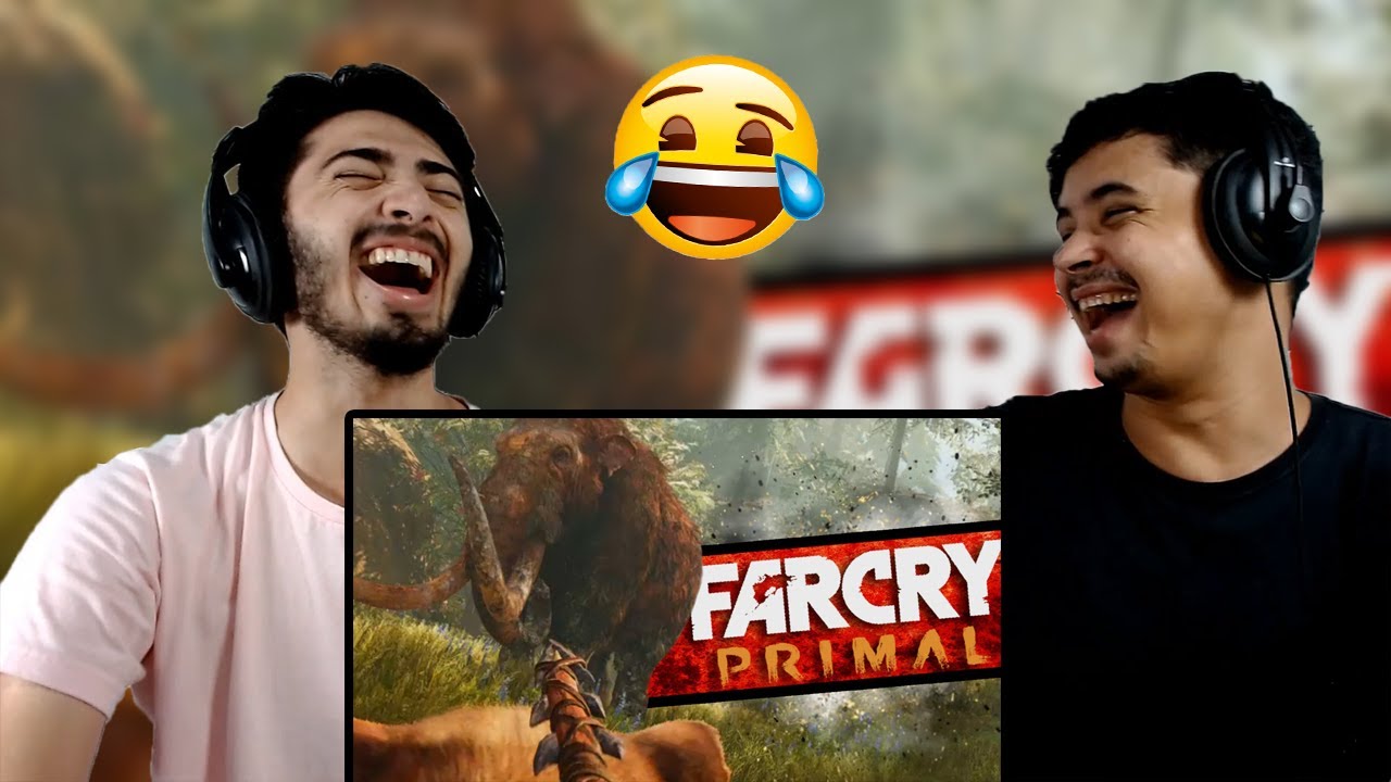 REACT Far Cry Primal - OCO no Mamute Ancião (Games EduUu)
