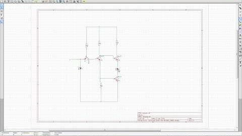 Using KiCad,Implementation of Practical NOT GATE (Fully Explained)
