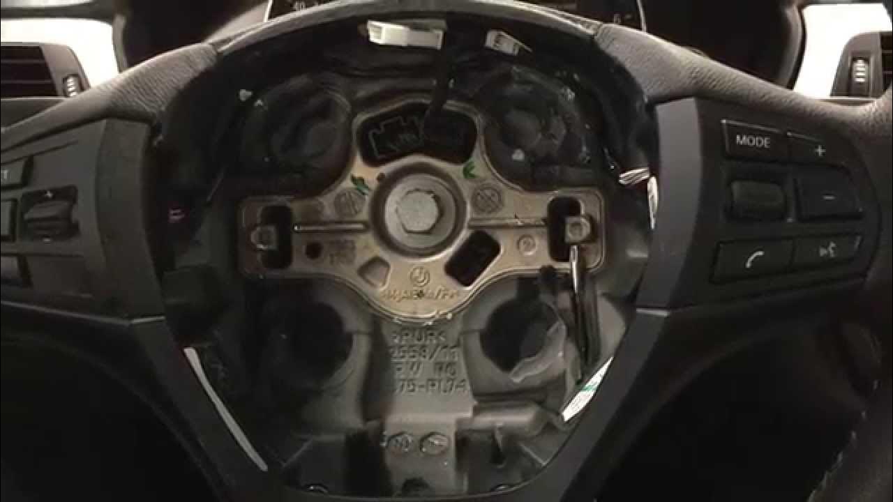 Как снять руль на f30 2013 BMW 328xi Driver's Airbag Removal (F30 chassis) - YouTube