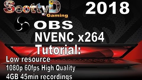 Best OBS Settings Tutorial: Nvenc Encoder, Multi Audio Tracks and Noise Gate (2018)