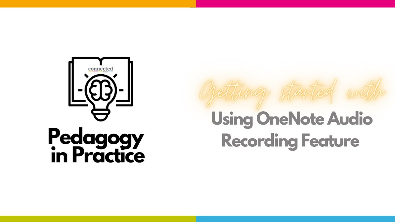 Onenote Podcast Getting Started With...Using OneNote's Audio Recording Feature - YouTube
