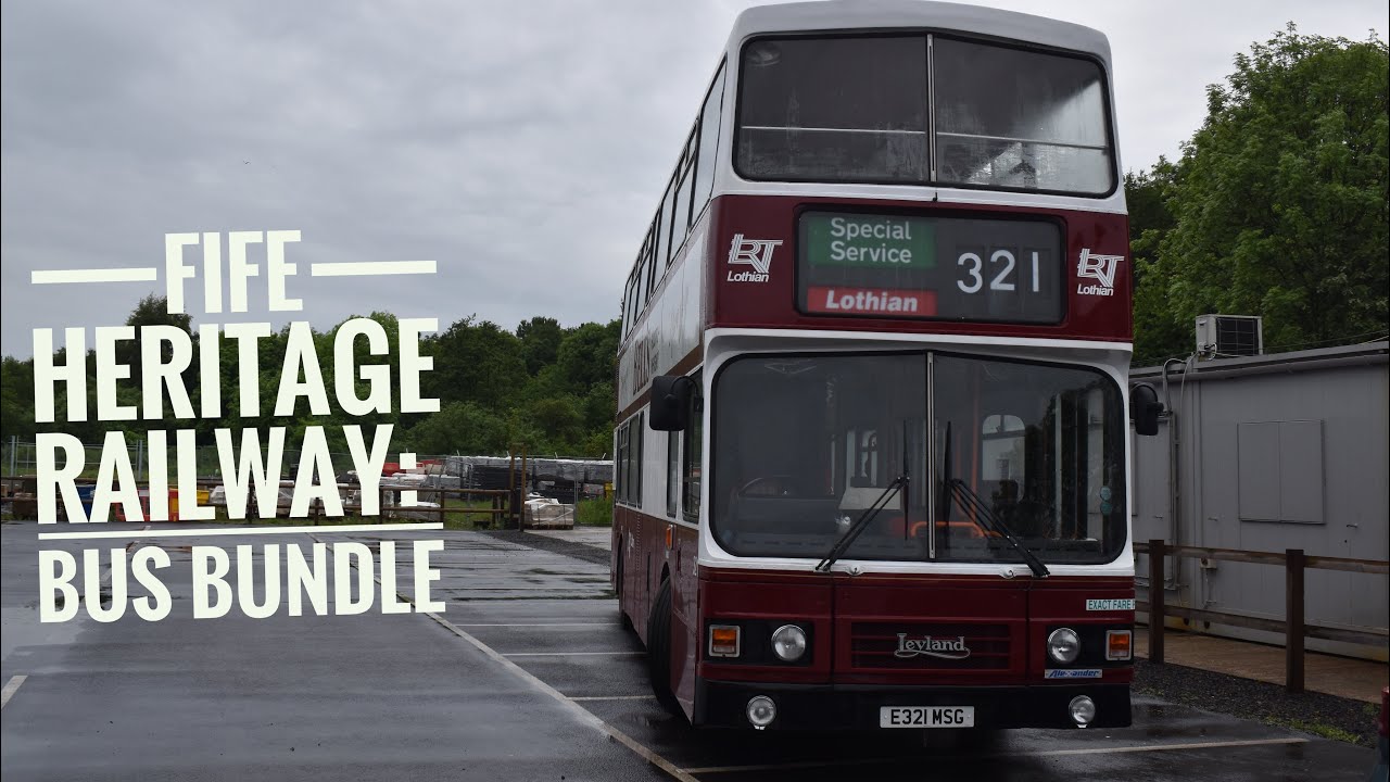 Fife heritage railway Leven Bus bundle 26/05/2024 Feat ⁠ Khai120