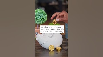 This Crypto Lets You Store Data FOREVER 🧠 | Arweave Explained in 60s