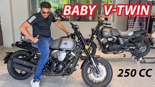 250cc V-twin motorcycle for India from Keeway - K-light 250V Review - King Indian